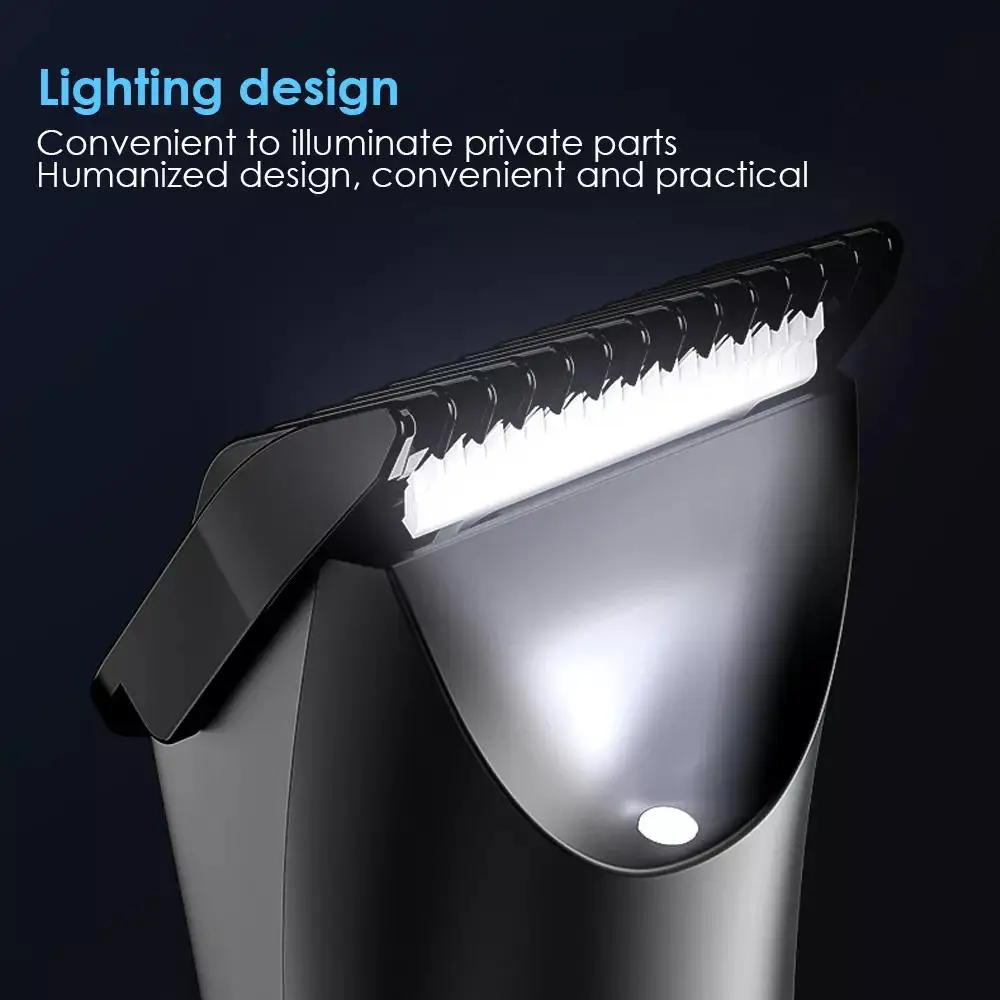 Nieuwe 2023 Tondeuse Scheerapparaat Clippers Geslachtsdelen Verwijdering Hele Lichaam Trimmer IPX7 Waterdicht Voor Mannen Usb Scheren Oplaadbare