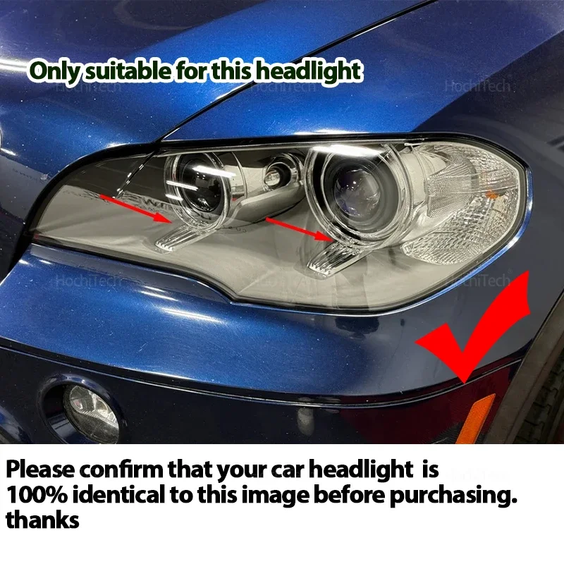 Superbright Yellow DRL Car Headlight Led Insert Board Angel Eyes Light Board for BMW X5 E70 LCI 2011 2012 2013 63117263051
