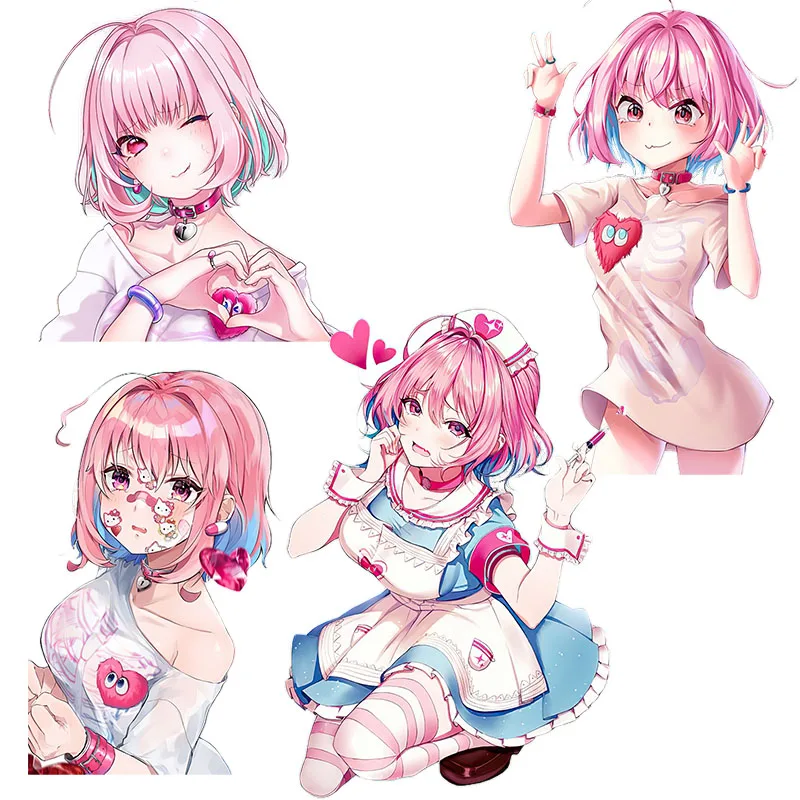 Three Ratels CA111 Yumemi Riamu sweet Anime girl  Personalized Vinyl PVC Decal For home decoration Laptop