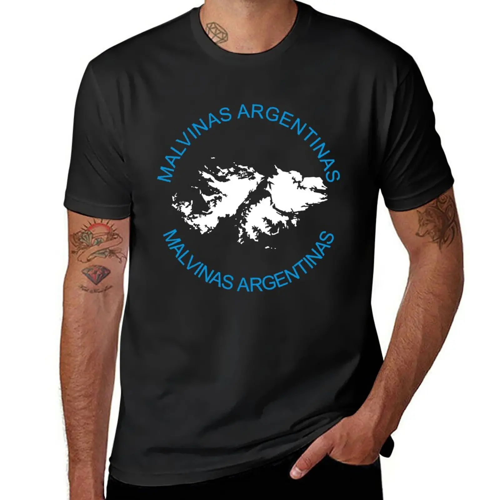 New Malvinas Argentinas T-Shirt plus size tops t-shirts man Tee shirt black t shirts for men