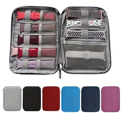 Watchbands Storage Box for Apple Watch Strap Case Travel Data Cable Chargers Headset Storage Bag Portable Digital Organizer Bag