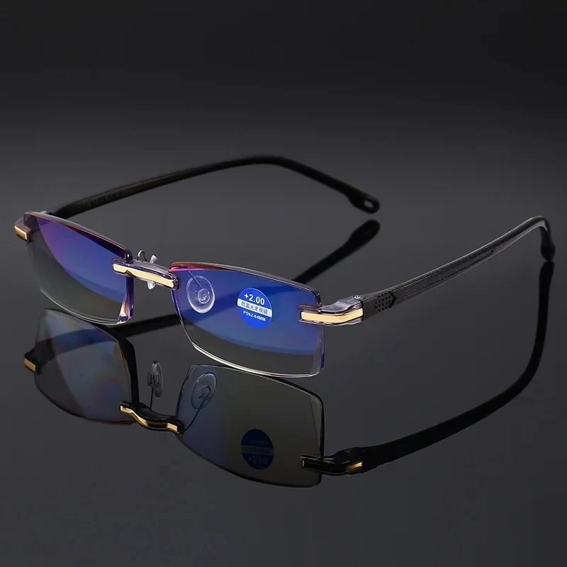 

Men's Reading Glasses Smart Glasses With Automatic Adjustment Lens Dimming Glasse Women Anti-blue Light +1.0-+4.0 Reading Mirror