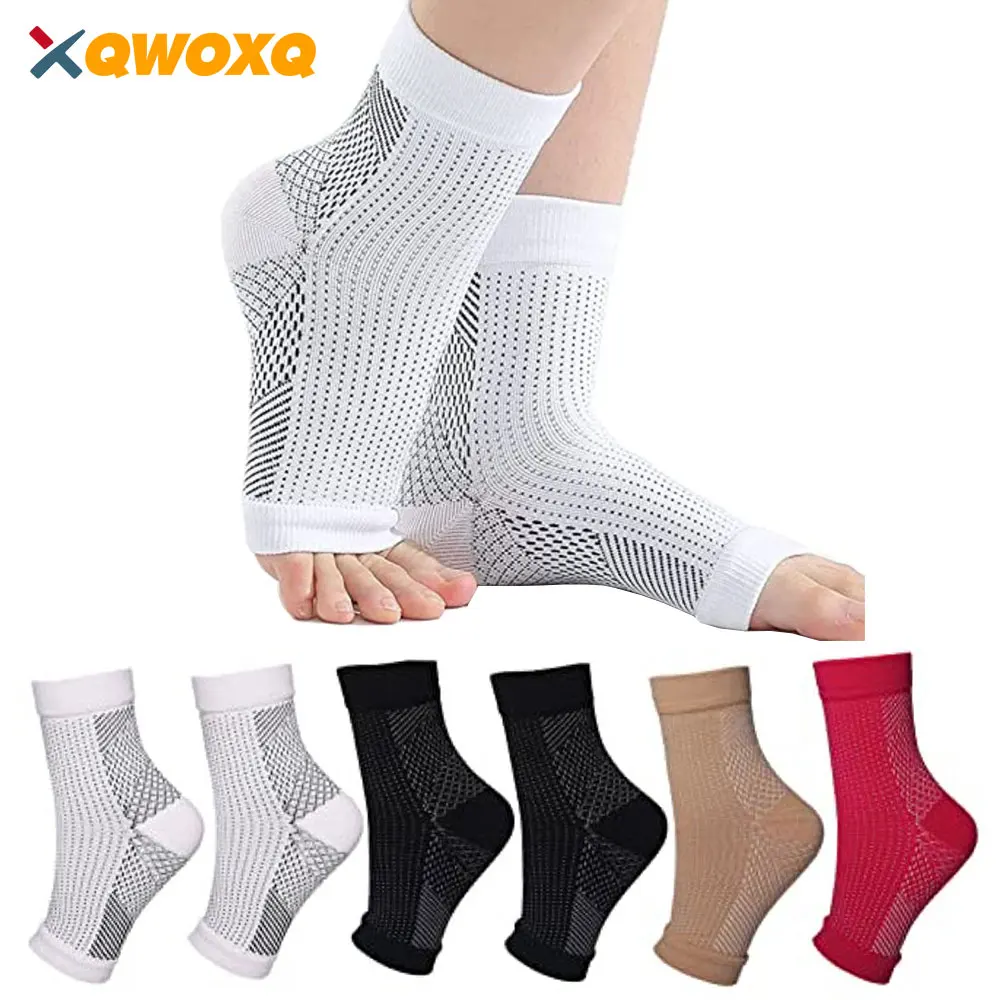 Neuropathy Socks for Women Men,1Pair Soothe Compression Socks for Neuropathy Pain, Ankle Brace Plantar Fasciitis Swelling Relief