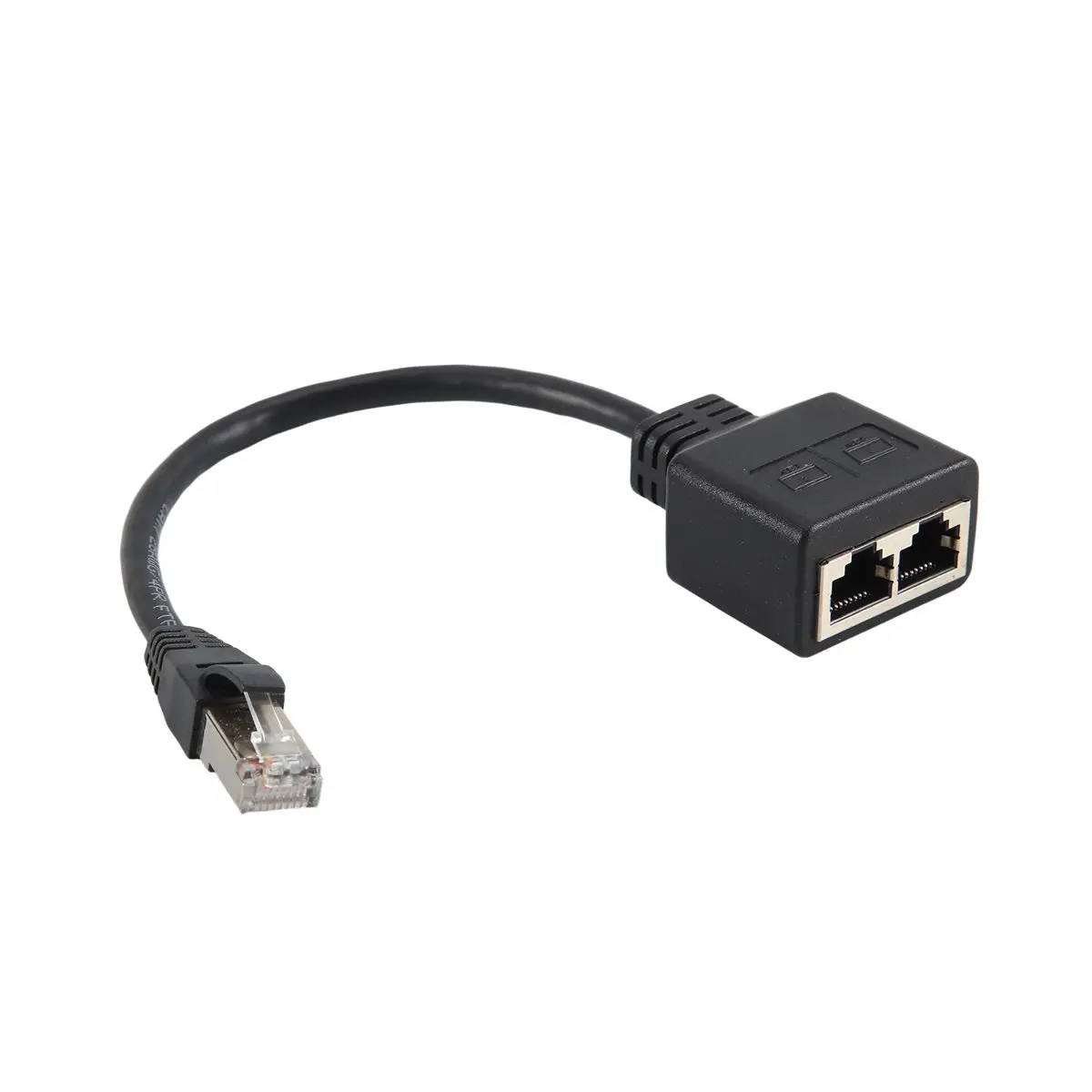 A64I LAN Ethernet Adaptador RJ45 Male To 2 Female Splitter RJ45 1 To 2 Ethernet LAN Network Adapter Cable