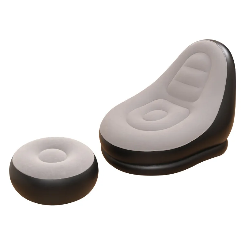 Suitable for Inflatable sofa, lazy flocking inflatable sofa set, casual sofa, fashionable lazy outdoor inflatable stool
