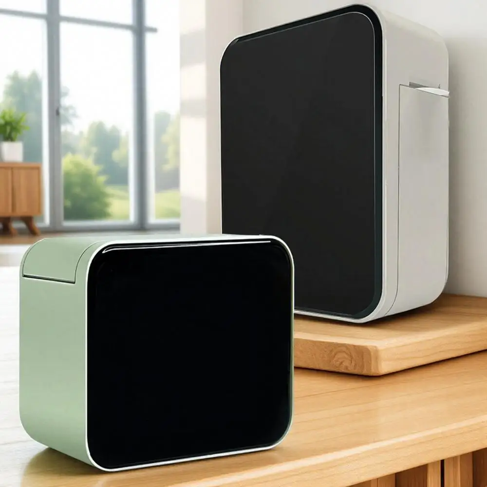 Impresora de etiquetas térmica inalámbrica portátil, impresión compacta BT para logística de oficina en casa, envío de etiquetas de códigos de barras
