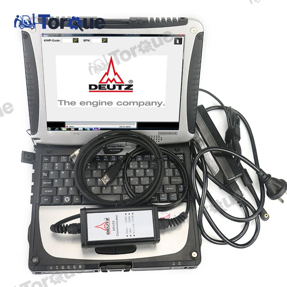 Thoughbook CF19 laptop for Deutz SerDia2010 diagnostic kit for Deutz DECOM controller diagnostic tool