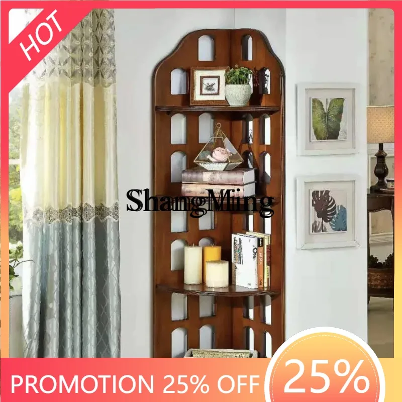 FG good-looking   simple large-capacity shelf corner cabinet four layers radius 38 five layers height 185cm