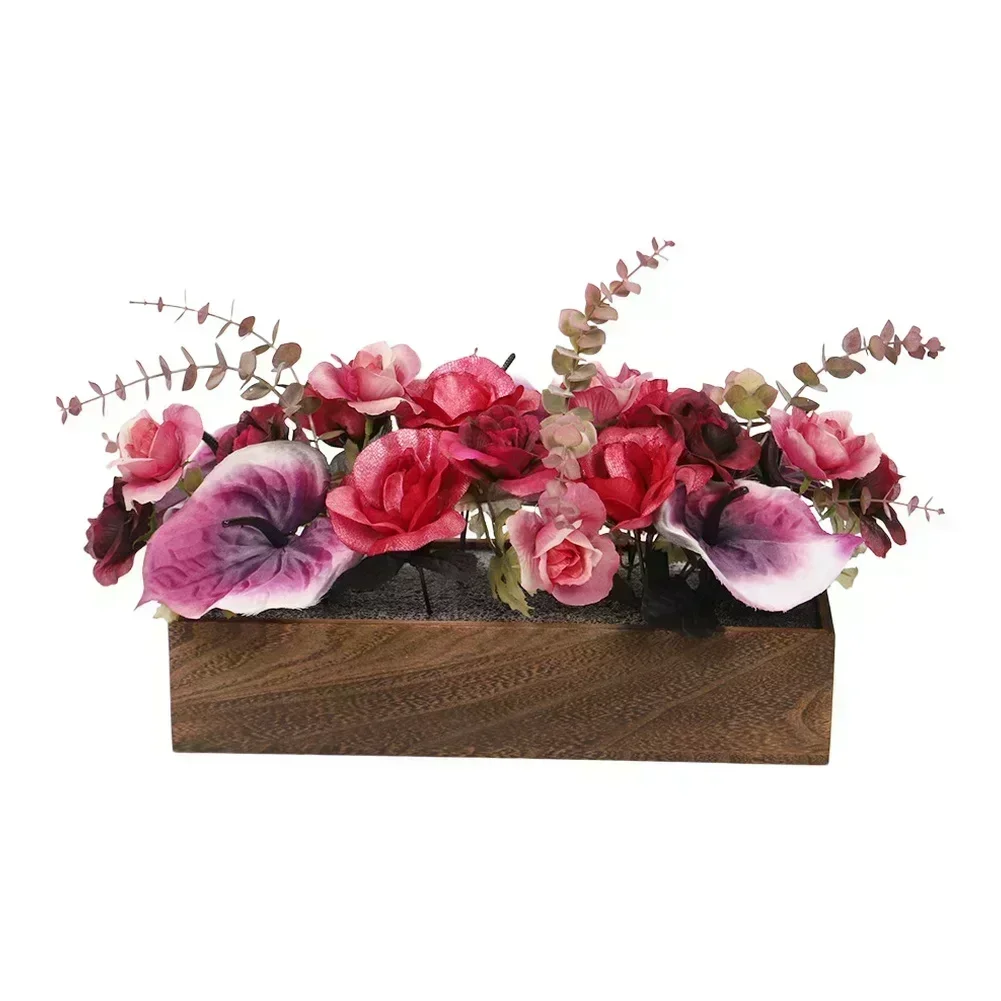 

Внутренние и наружные цветы Искусственные цветы Украшение Элегантный дизайн Низкое обслуживание Естественная атмосфера Премиум-материал