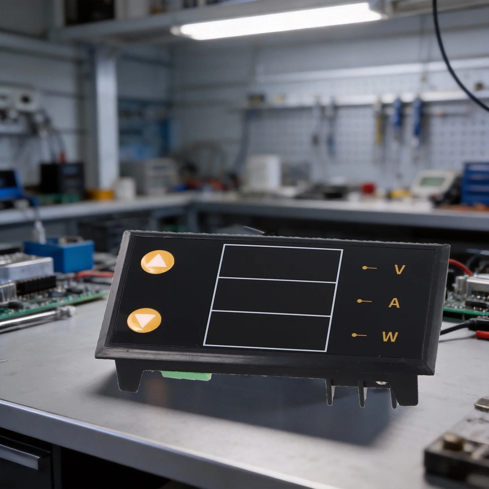 LED Display Power Meter for DC5 24V Adjustable Power Supply Compact Design for Convenient Use in Various Applications