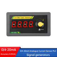 DC 12-24V 0/4-20mA Current Signal Generator Four-Digit Adjustable Current Analog Simulator Sensor PLC Debugging