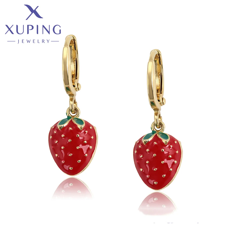 Xuping Jewelry Fashion Fruit Серьги  Design Elegant Fashion Huggies Earring of Charm Lovely Style for Women Girl  A00889023