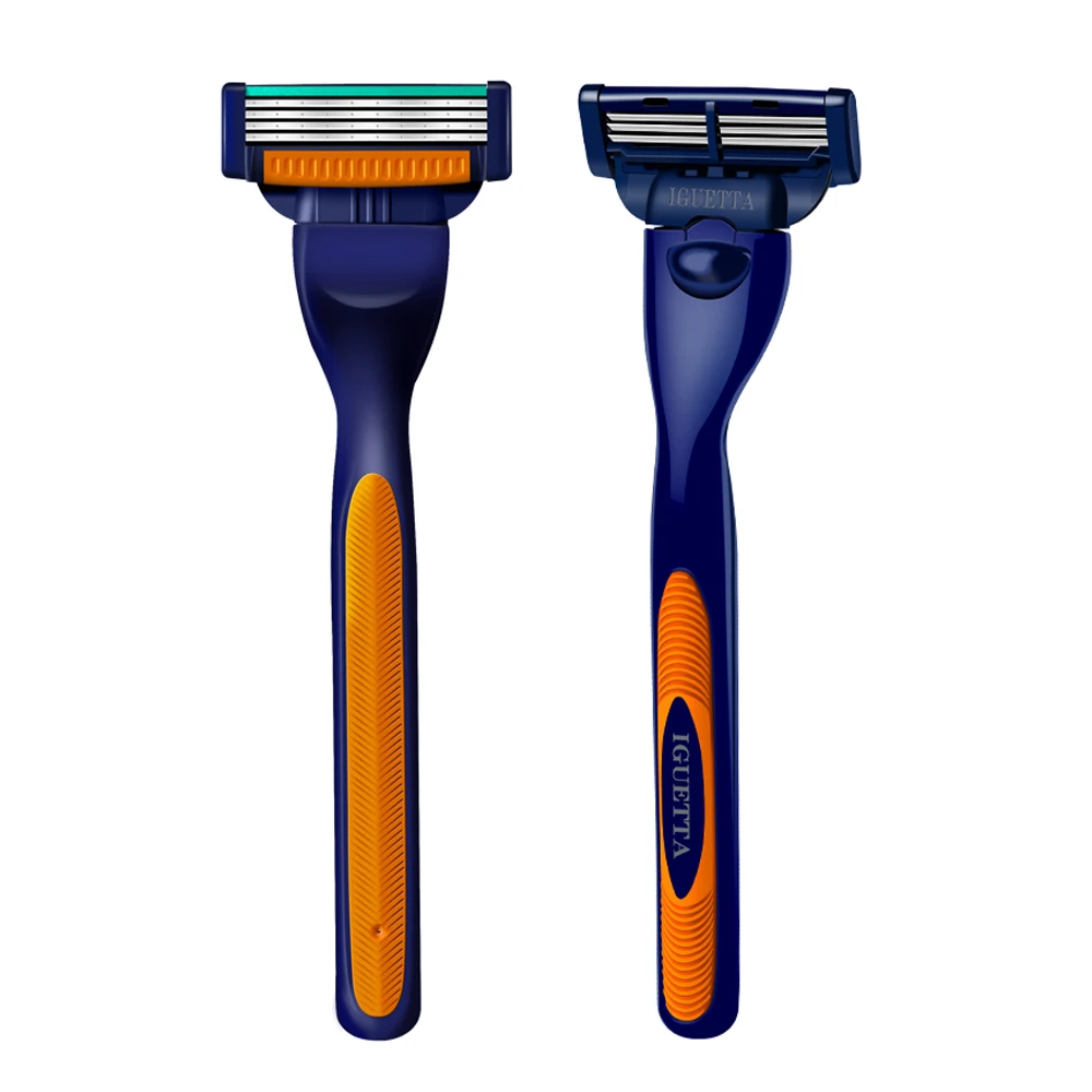 

Quality Men Razor Blades Germany Stainless Steel Blade Comfortable Shaving Compatible Gillette Mach 3 Shaver Replacement Head