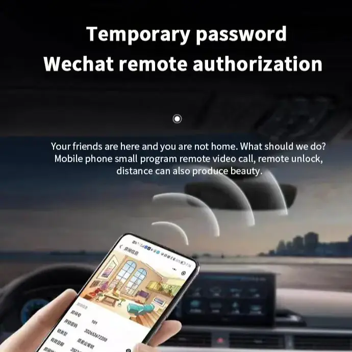 kingku Tuya Fingerprint Digital Door Lock Smart App Remotely Biometric Password Card Unlock for Office Home Airbnb Apartment