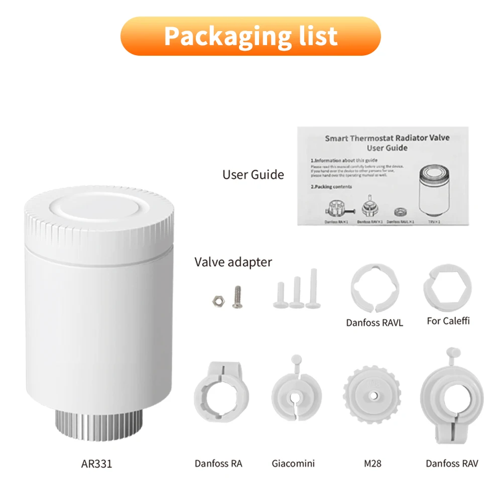 Tuya Zigbee Thermostatic Radiator Valve Zigbee Thermostat Valve Smart Radiator Valve Wifi Temperature Controller Alexa Google