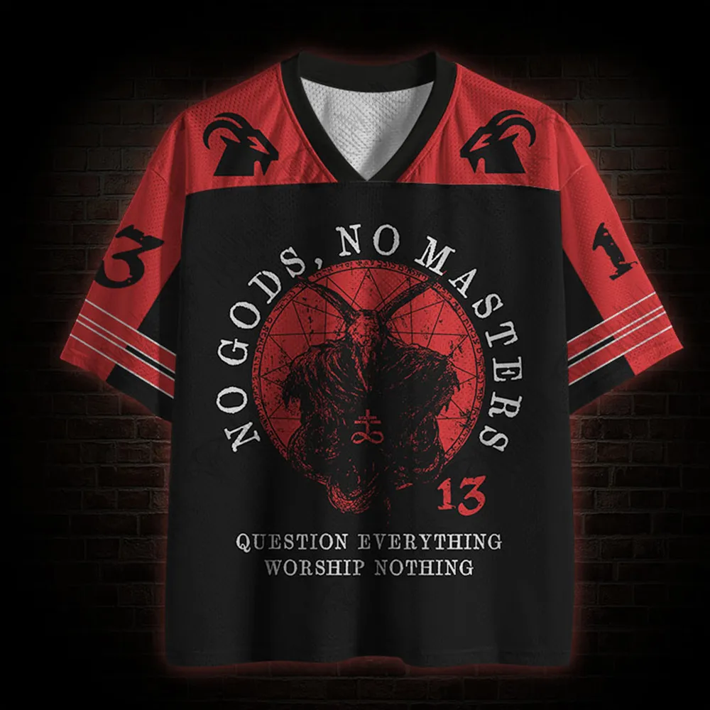 Image of 2026 Neue Film-Sportmode Kurzarm-V-Ausschnitt Streetwear für Erwachsene und Kinder Gothic-Stil Horror-Fans Geschenk