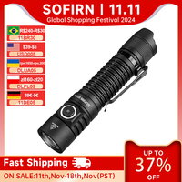 Sofirn SP31 V3.0 Powerful Tactical Flashlight SST40 2000lm 18650 LED Torch USB C Rechargeable Light Lamp with Dual Switch