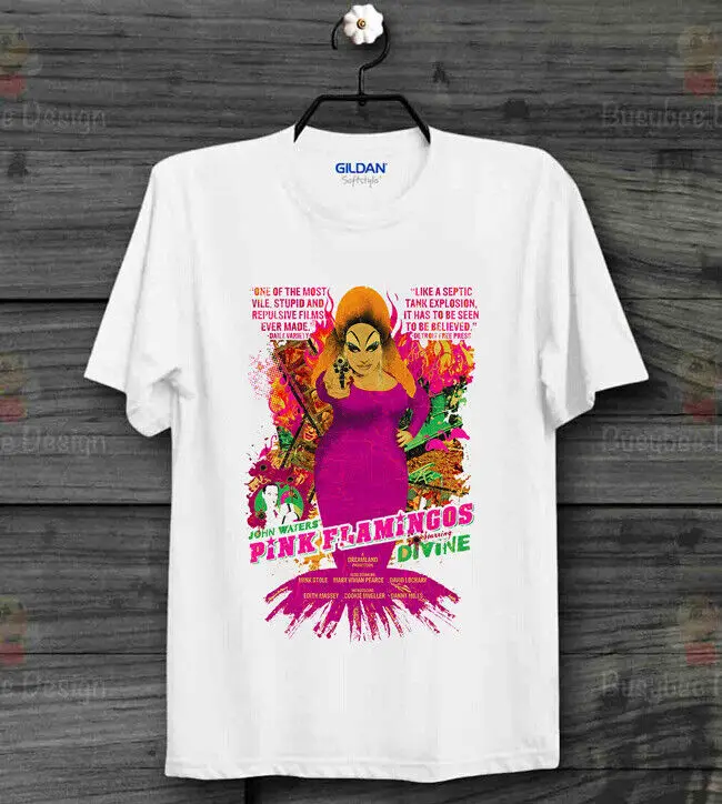 Pink Flamingos 70s Film Divine Comedy QUEEN DREAMLAND Unisex T Shirt B153