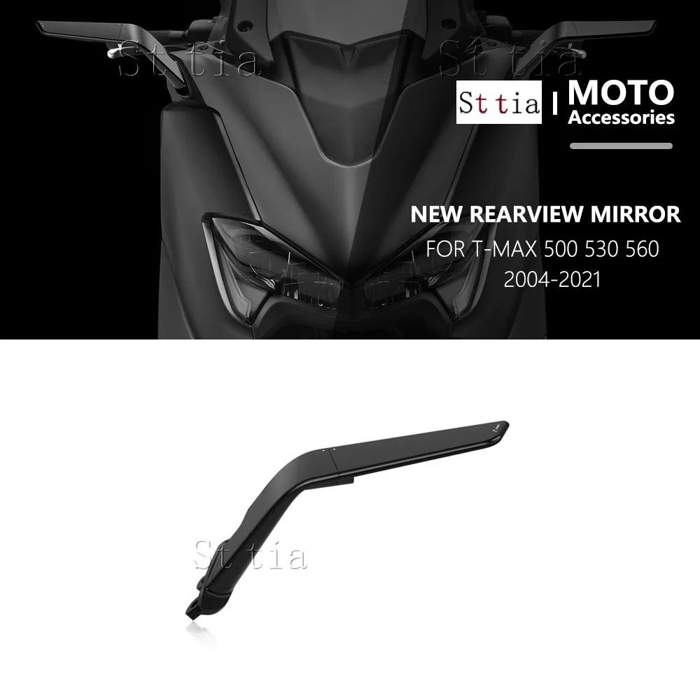 

Для T-MAX 500 04-12 TMAX 530 12-19 T-MAX 560 2020 Зеркало заднего вида для мотоцикла Невидимое зеркало заднего вида Спортивное крылышко с ветровым крылом