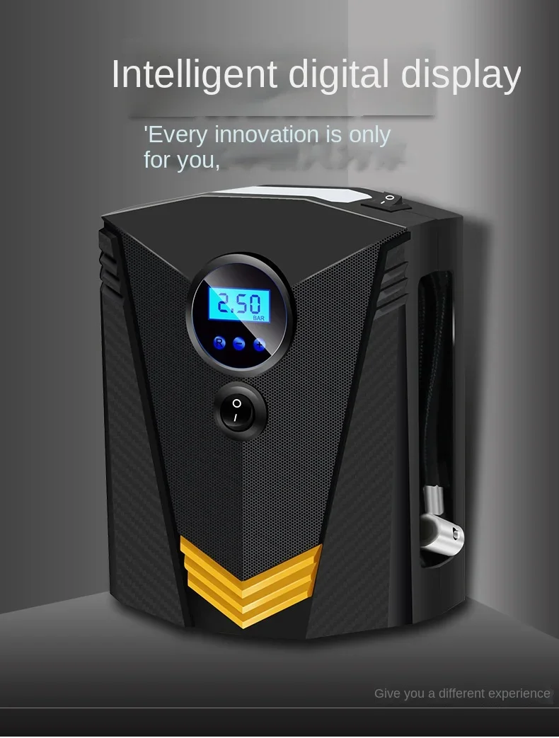 

Car Tire Inflator with LCD Screen – 150 PSI 12V Portable Air Compressor Pump