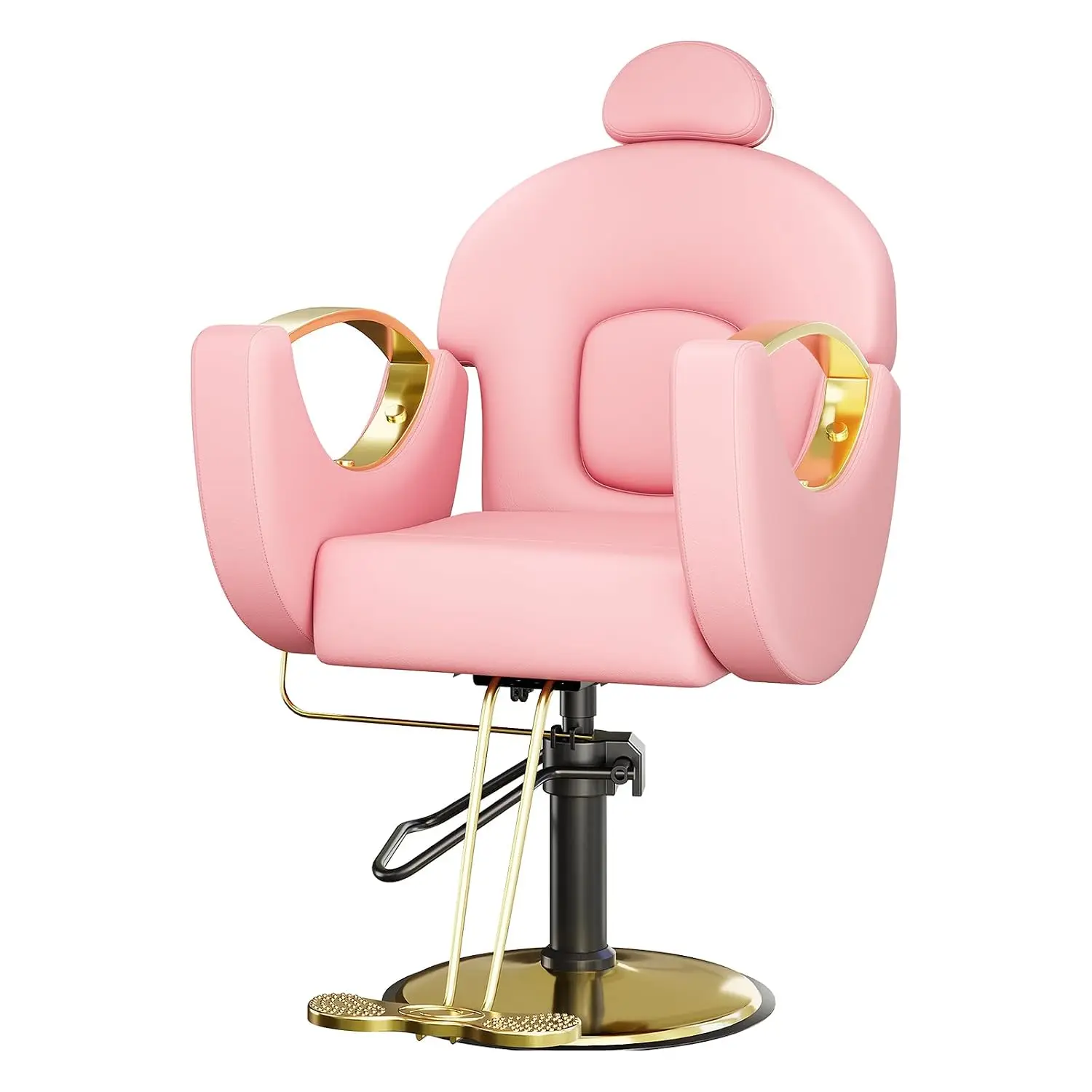 Reclining Barber Chair Hydraulic Pump Salon Styling Chair, Customized