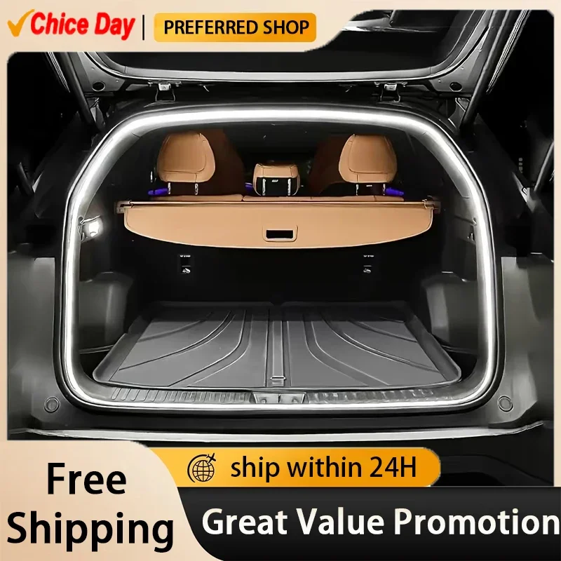 

LED car trunk ambient light strip, easy to hide and install car decorative lights, DIY car styling accessories