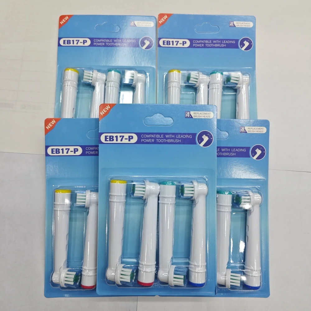 Wholesale 4/16/20/80pcs Set/lot Electric Toothbrush Head For Oral B Sensitive Replacement Brush Heads D25 D30 D32 D18 4739 3709