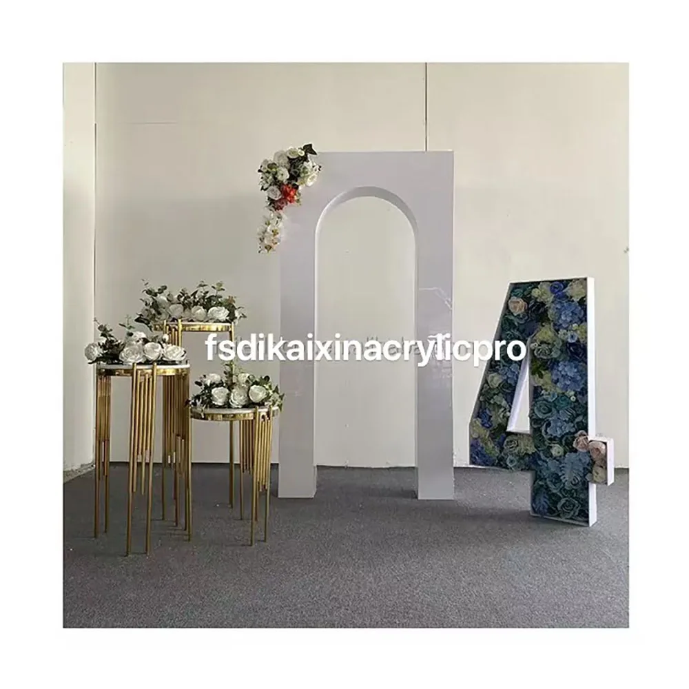 

White Stand Arch Backdrop Events Party Birthday Marriage Arch White Backdrop Decoration