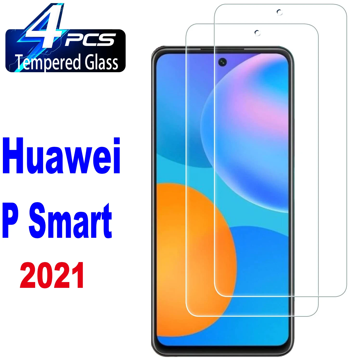 For Huawei P smart 2021 Tempered Glass Screen Protector Glass Film