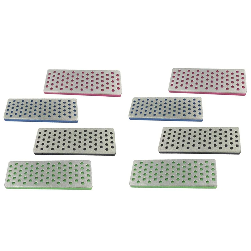 8 Pcs Set Diamond Sharpening Stone Portable For Skiing Ice Snowboard Ski Edges Skiing Accessories Knife Sharpener