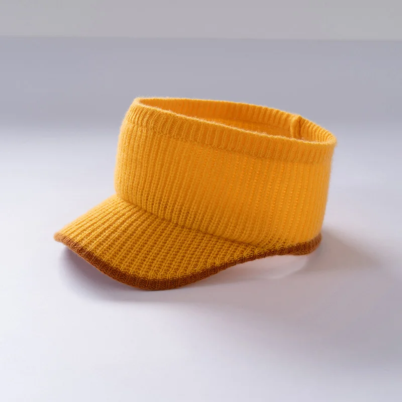 Czapka damska z dzianiny z kaszmiru 100%, modna i stylowa, jesienno-zimowa, damska czapka kaszmirowa w jednolitym kolorze, nowa.