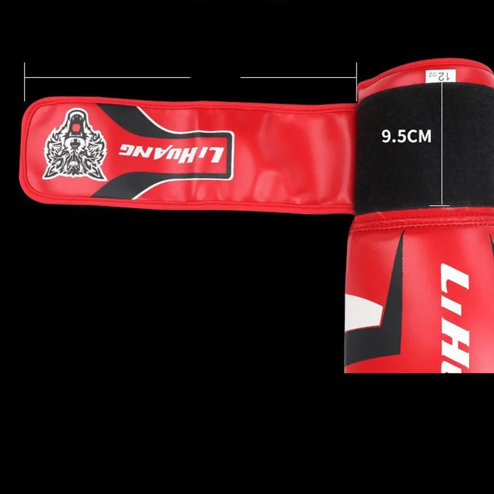 

1 Pair of PU Leather Boxing Gloves Wear Resistance Protecting Hands Training Gloves Comfortable Keeping Hands Dry