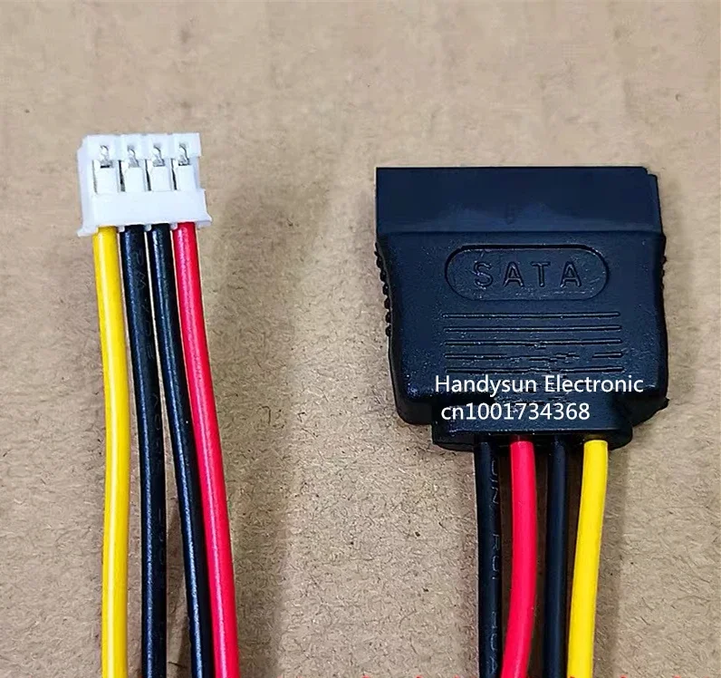 ITX FDD ฟล็อปปี้4Pin หญิง PH2.0mm To 15Pin SATA หญิง15Pin To 4Pin แปลงอะแดปเตอร์เมนบอร์ดแหล่งจ่ายไฟสายไฟ40ซม.