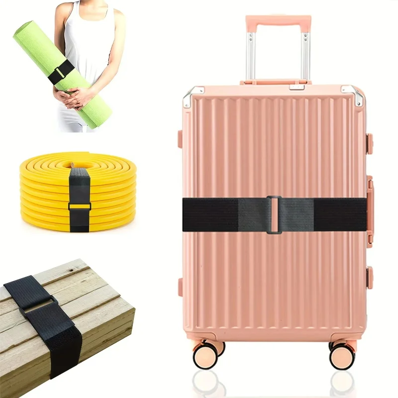 أشرطة كابل شديدة التحمل مع أبازيم خطاف أسود وأشرطة حلقة أربطة كابل قابلة لإعادة الاستخدام للمنظم أو التخزين بعرض 5 سم #6