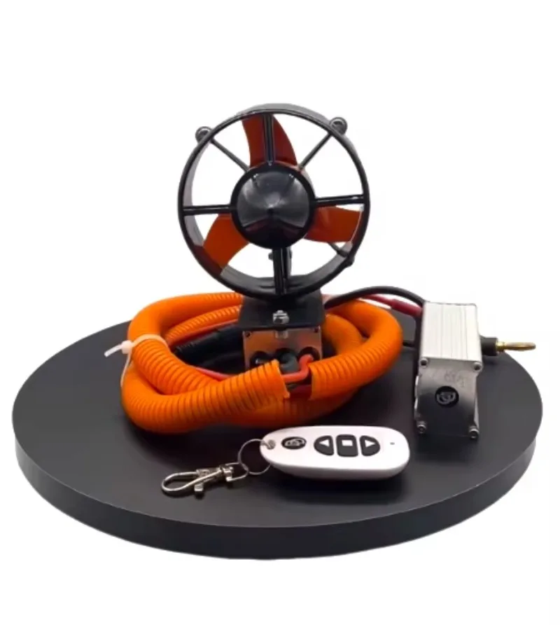 Low RPM High Torque Underwater Motor 24V | 400W Brushless Thruster 0-7kg Thrust | PC Shell & Stainless Steel Adapter
