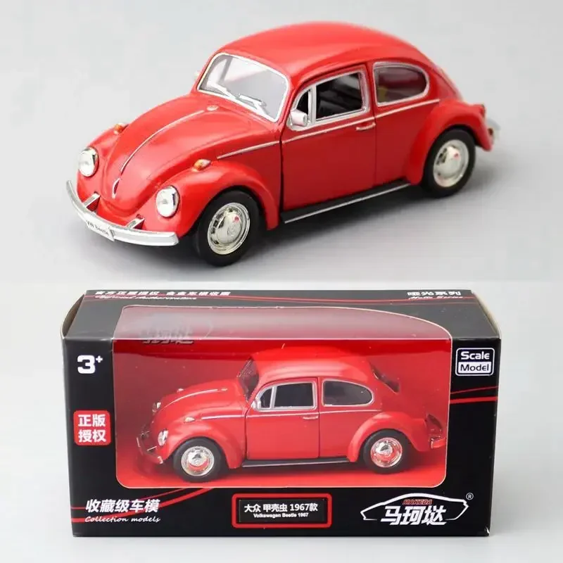 

Die Casts Collectible Model Cars Static Alloy Vintage Car Birthday Gift 1:36 1967 BEETLE Toys for Children Home Decor