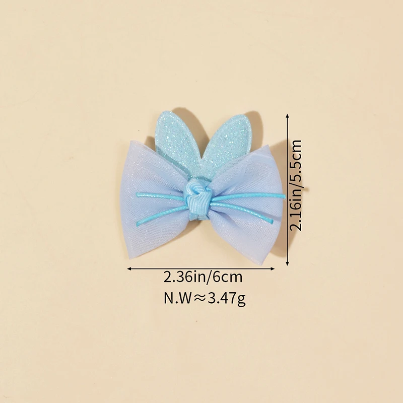 Adorável Bow Hairpins para crianças, cor sólida, clipe de arcos, doce, macio, princesa, meninas presilhas, acessórios para cabelo, presente