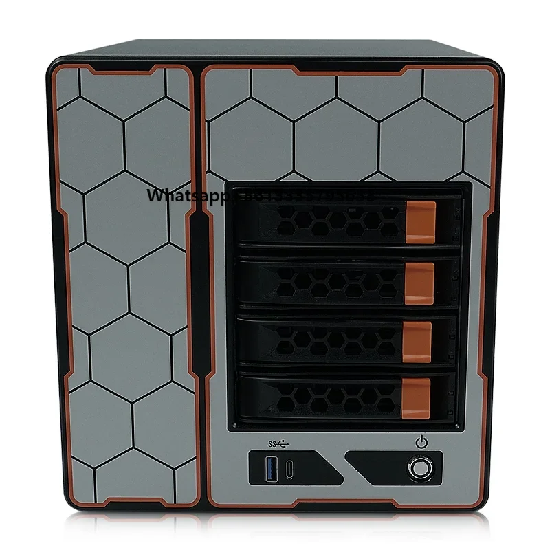

4 Bay Nvme Ssd Nas Storage Personal Cloud case Server Computer B250 Four Hard Disk Slots NAS Cloud Storage