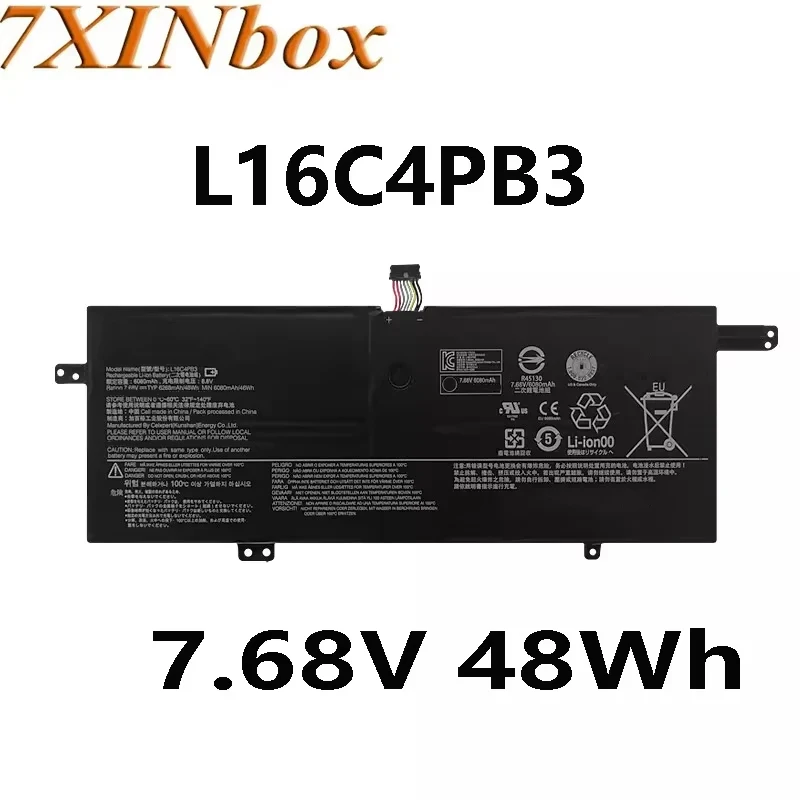 

7XINbox L16C4PB3 L16M4PB3 7,68 В 48 Втч аккумулятор для ноутбука Lenovo IdeaPad 720S-13ARR 720s-13IKB L16L4PB3 серии