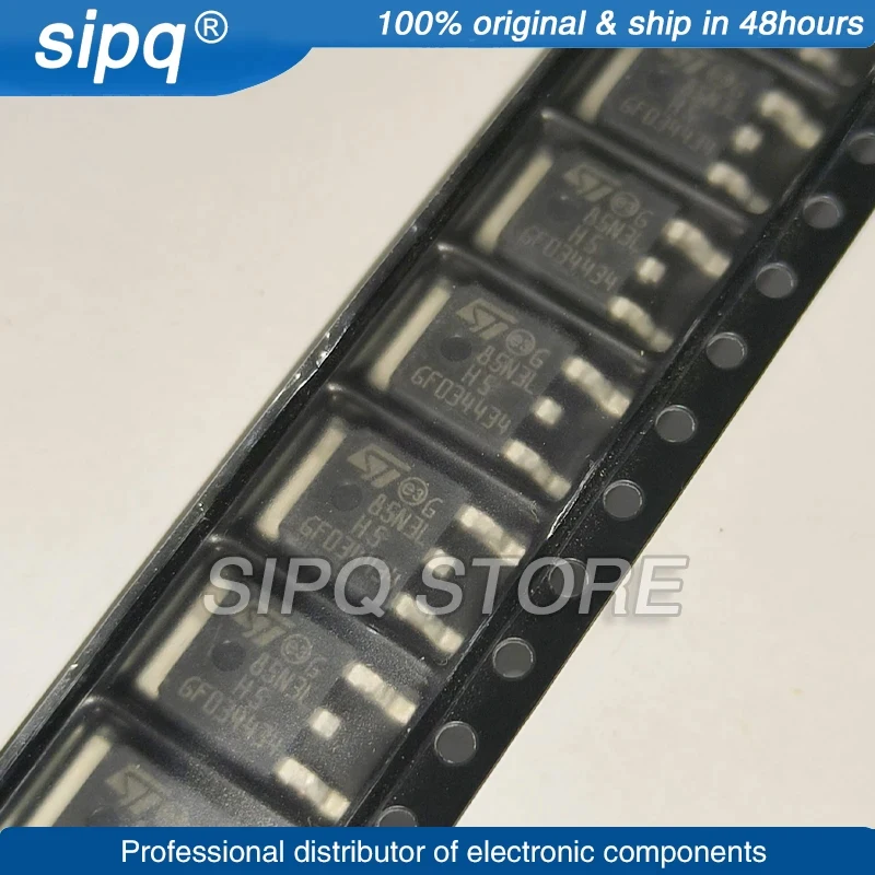 10PCS/LOT STD85N3LH5 Marking:85N3L DPAK MOSFET Brand New and Original In Stock Authentic Product