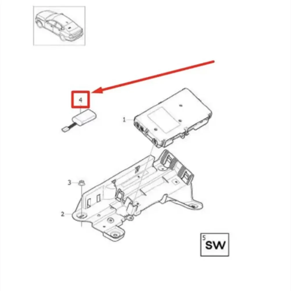 New! OEM 31450445 NEW VEHICLE CONNECTIVITY MODULE BATTERY for Volvo S60 MK3 2017-2022