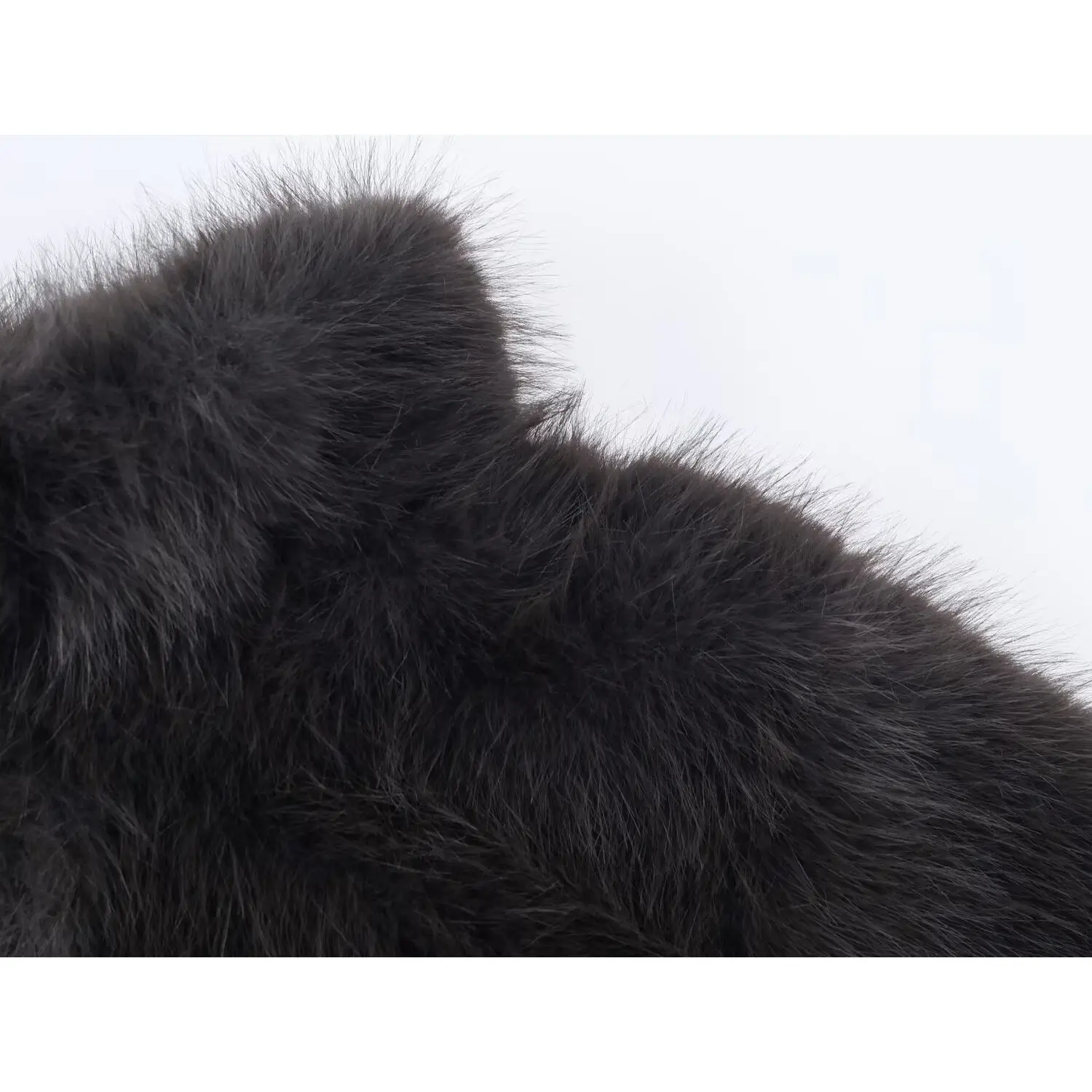 معطف خارجي بتأثير الفرو الاصطناعي من Faionable معطف نسائي للخريف جديد Sle دافئ من ألياف البوليستر معطف طويل بدون قبعة