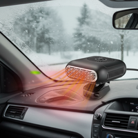 12/24V Electric Car Heater Portable 360 Rotating Demister Defroster Cooling Heating Fan 1200W Dryer Windshield Defogging