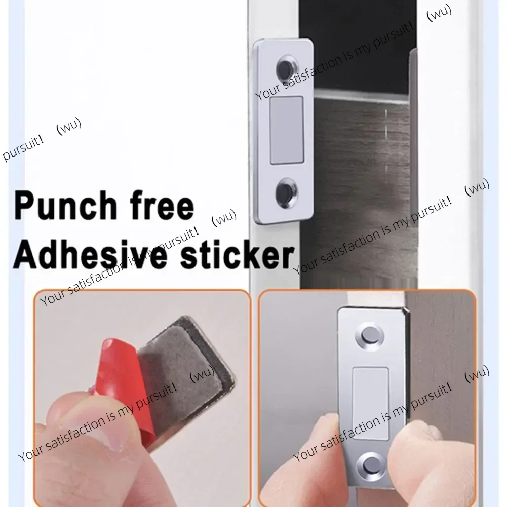 2pcs/Set Strong Door Closer Magnetic Door Catch Latch Door Magnet Furniture Cabinet Cupboard Screw / Sticker Ultra Thin