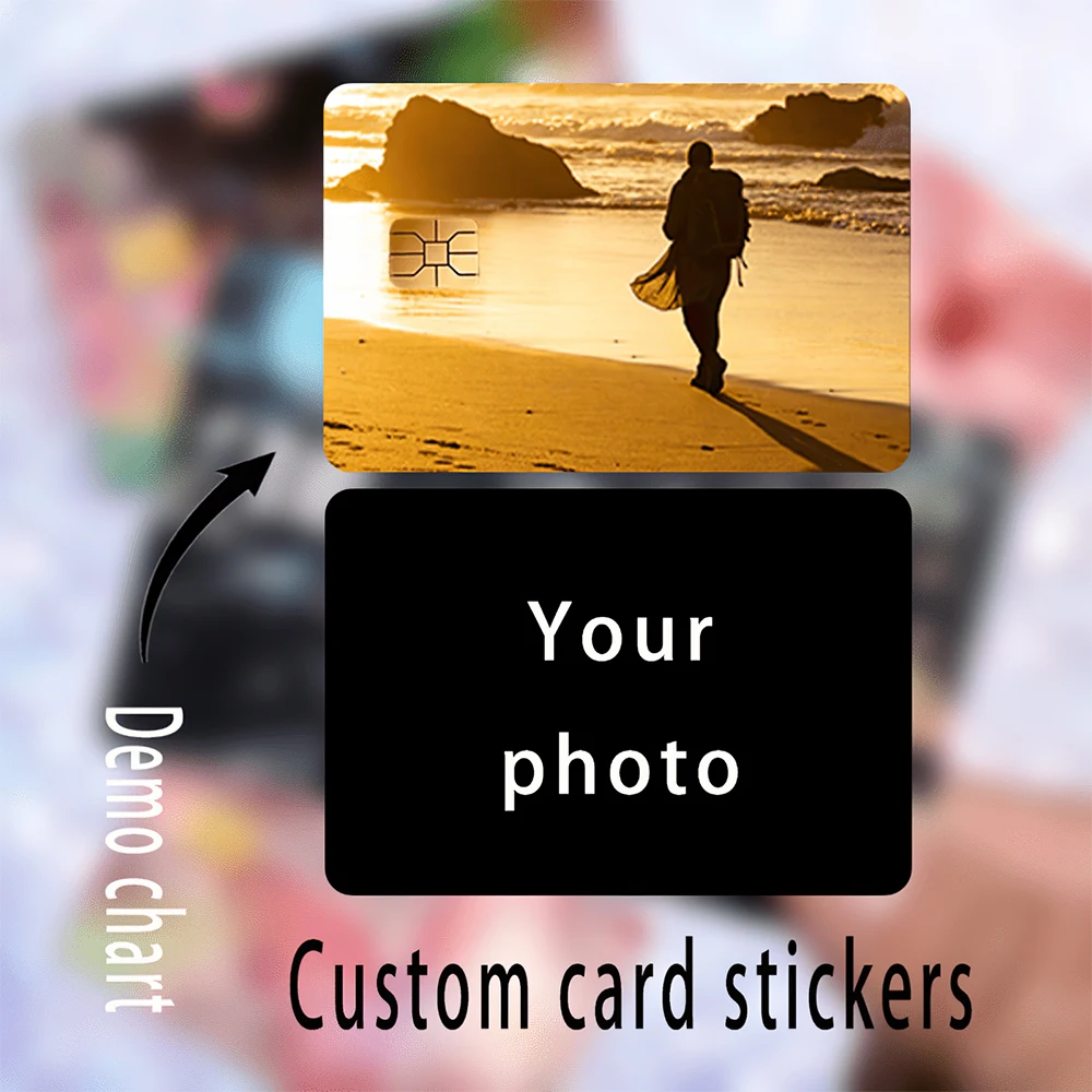 DIY Your Own Bank Credit Card Stickers Pls provide clear image with a scale of 3000 * 2000.The Gray Border Indicates the Print