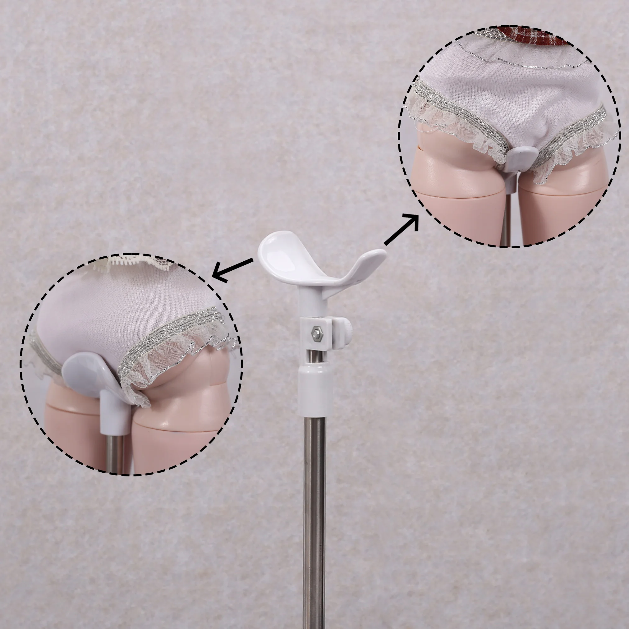 Support Frame for BJD Dolls 20-60cm Display Stand Compatible with OB24 OB27 Model Holder Accessories for 1/6 1/4 1/3 1/8 Dolls