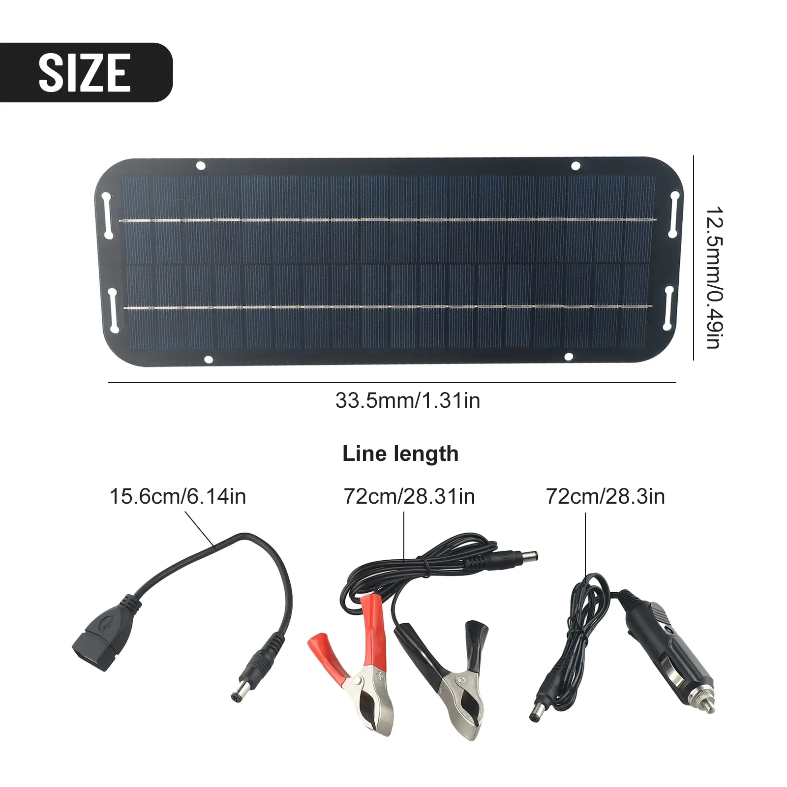 60W solar panel Solar Battery Trickle Charger 12V volt Solar Panel Solar complete kit Battery Charger For Caravan Car Boat