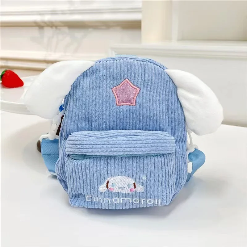 Sanrio Kuromi Messenger Bag Miniso Anime Cartoon Cute Cinnamoroll My Melody Shoulder Bag Fashion Cosmetic Bag Holiday Gifts