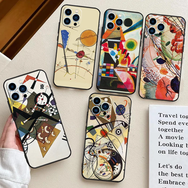 Wassily Kandinsky Abstract Artistic Case For Samsung Galaxy M31 M21 M15 M55 M56 M36 M16 M06 M13 M33 M53 M12 M32 M52 M14 M34 M54