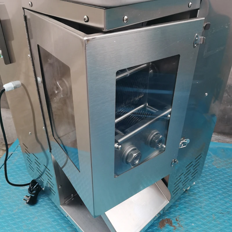 Compact Meat Preparation Machine for Home & Commercial Use - Slices & Shreds in Seconds